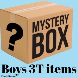 BOYS Toddler👦 Mystery Box Sz 2-4📦 variety of toys / games clothes etc